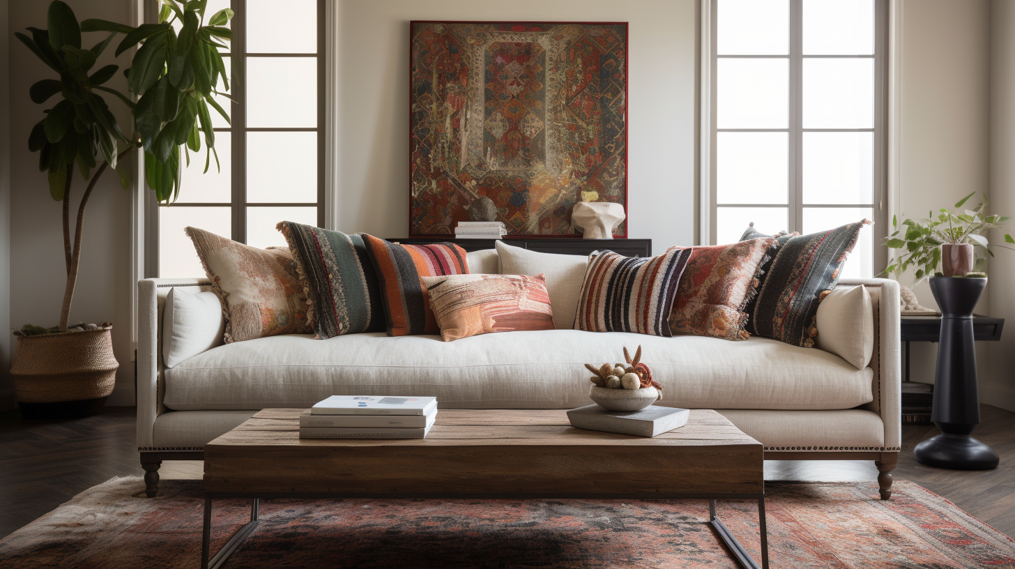 Choosing pillows for hot sale couch