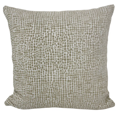 Sorrento Eggshell + Royal Linen 17x17" Throw Pillow Set