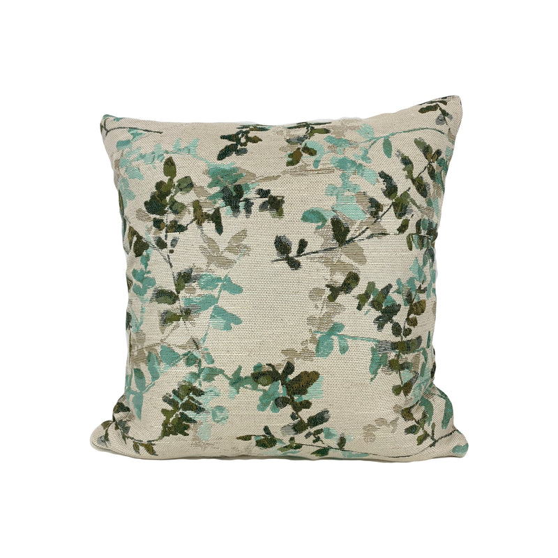 Acadia Turquoise Throw Pillow 17x17”
