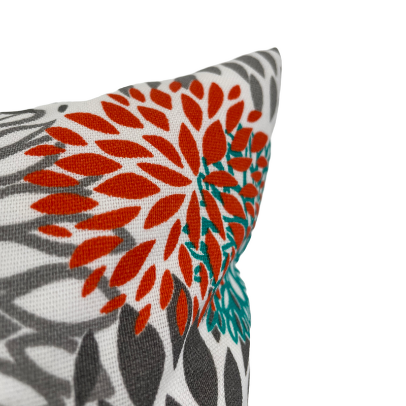 Blooms Pacific Outdoor Throw Pillow 17x17"