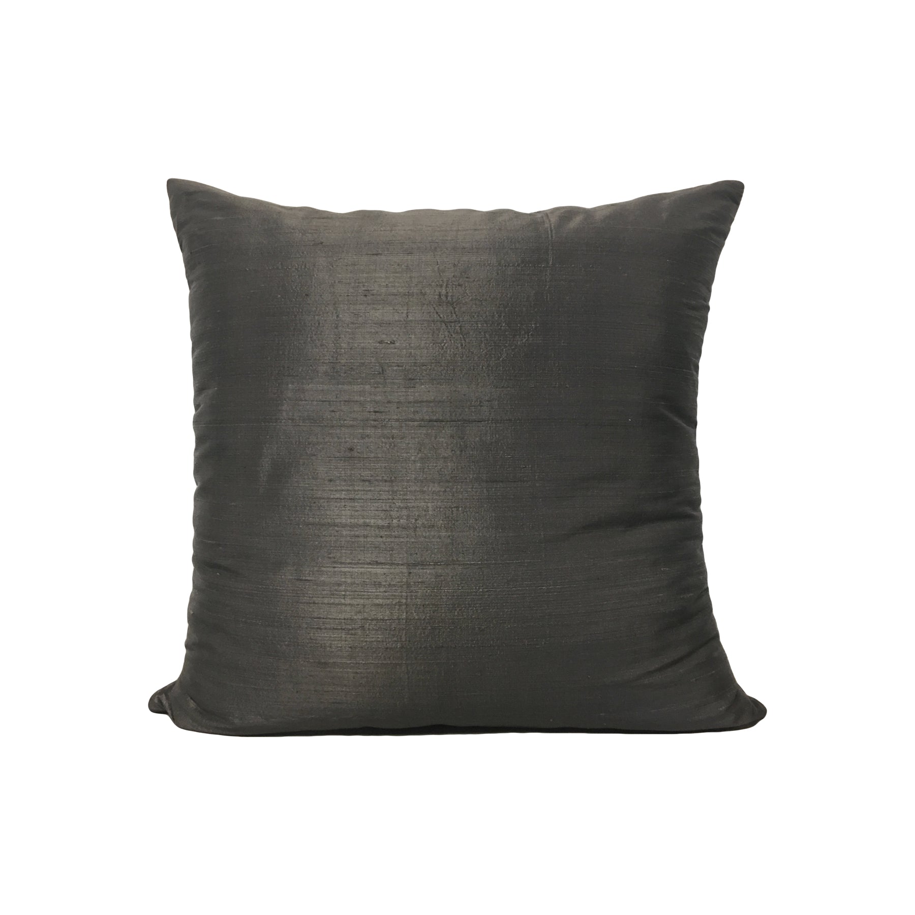 Black silk throw pillows sale