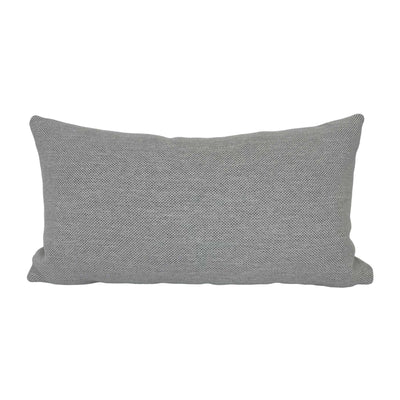 Motif Grey Lumbar Pillow 12x22"