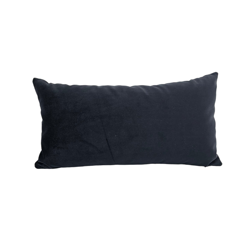 Meadows Slate Lumbar Pillow 12x22"