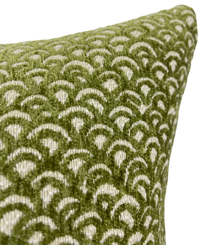 Laila Avocado + Rave Cedar 17x17" Throw Pillow Set