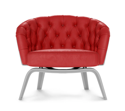 Challenger Cherry Red Vinyl Fabric Swatch
