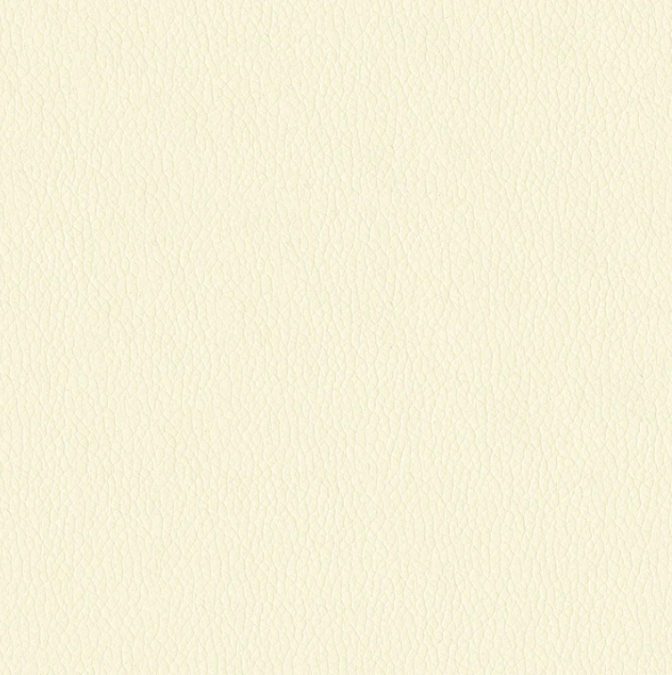 Turner Vanilla Faux Leather Fabric Swatch