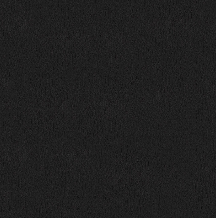 Turner Black Faux Leather Fabric Swatch