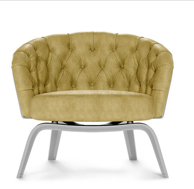 Abilene Honey Faux Leather Fabric Swatch