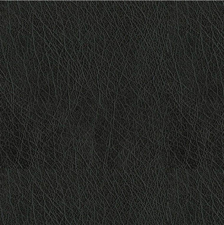 Abilene Black Faux Leather Fabric Swatch