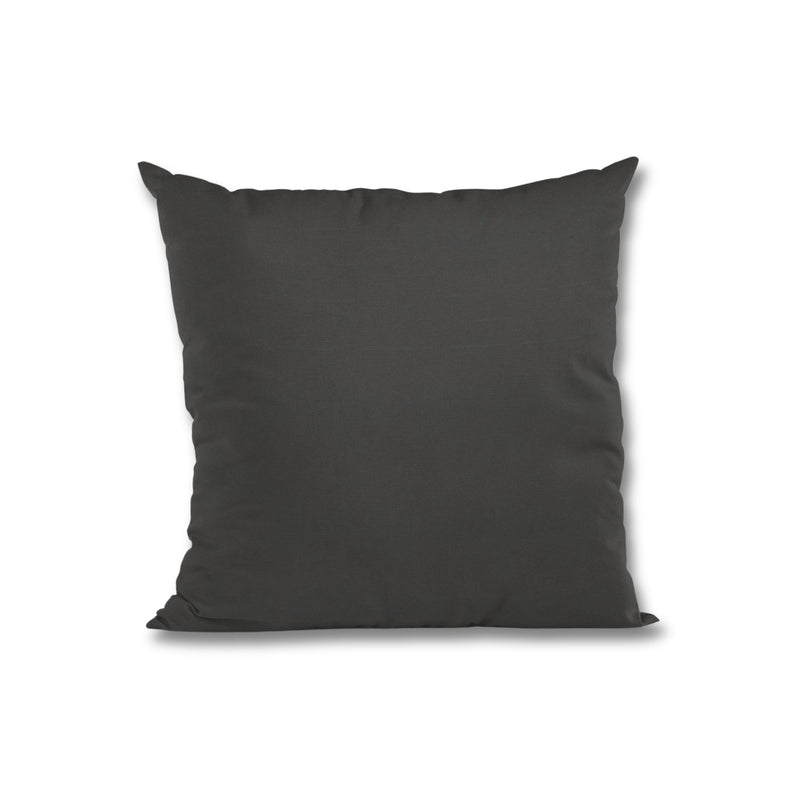 Sunbrella Canvas Black Outdoor Throw Pillow