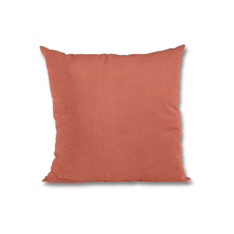 Sunbrella Canvas Brick Outdoor Throw Pillow