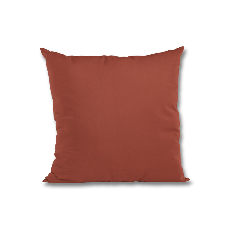 Sunbrella Canvas Terracotta Outdoor Throw Pillow