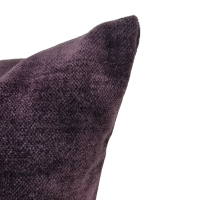 Chadwick Deep Purple Throw Pillow 20x20"
