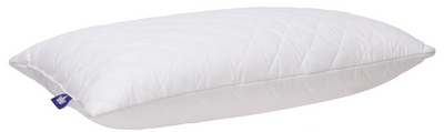 Quilted White Goose Feather Sleeping Pillow