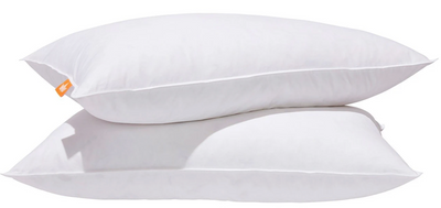 White Goose Feather Sleeping Pillow