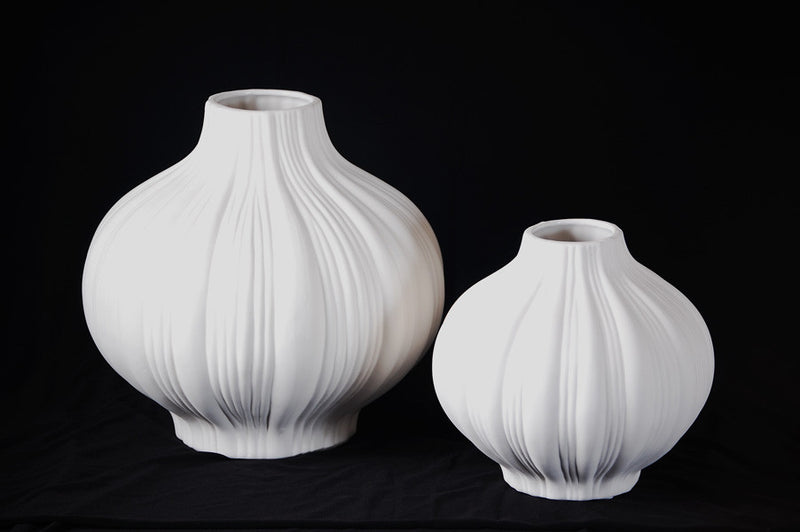 Medis White Vase - Set of 2