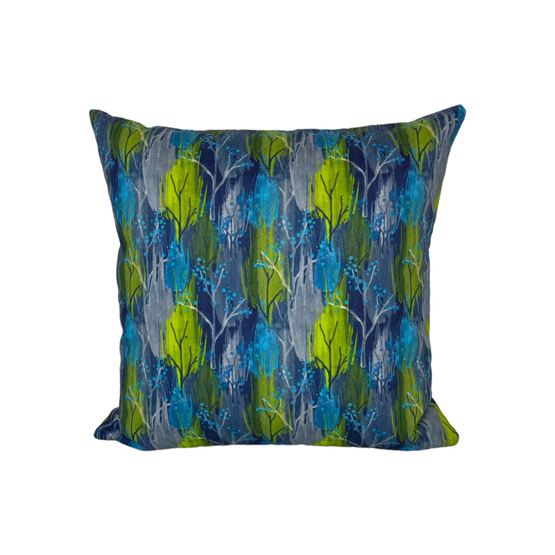 Abstract Watercolour Throw Pillow 17x17"