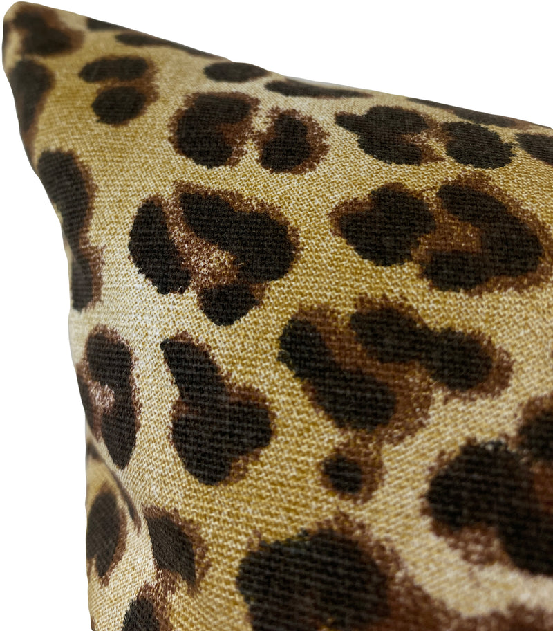 Amazon Leopard Sand Throw Pillow 17x17"