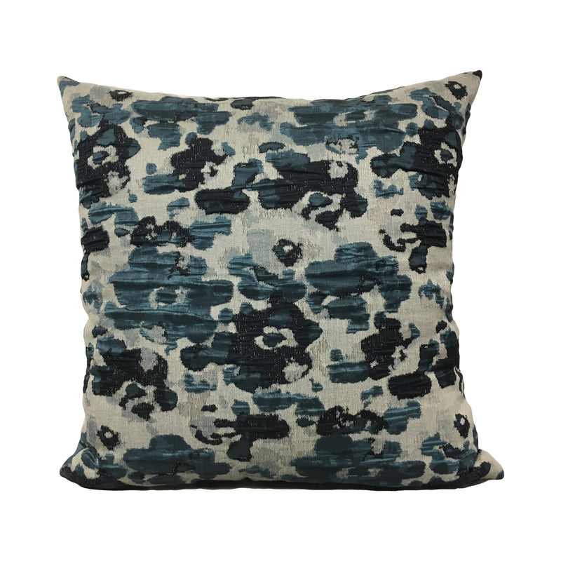 Blue Puddle Throw Pillow 20x20"