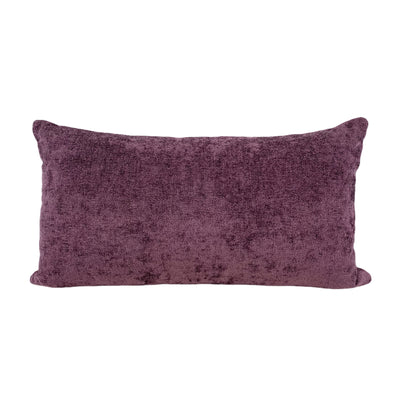 Boca Eggplant Lumbar Pillow 12x22"