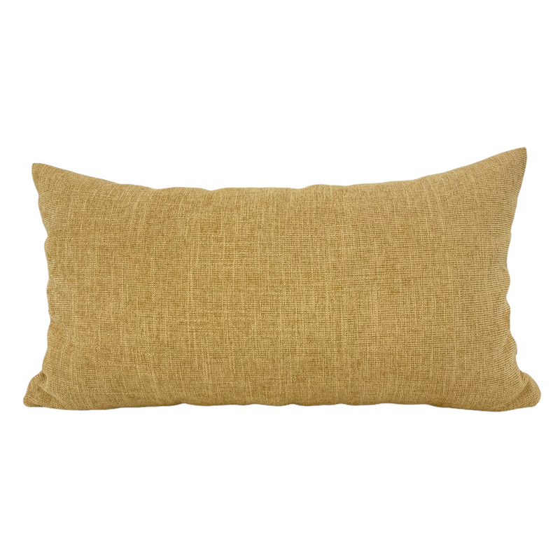 Bondi Mustard Lumbar Pillow 12x22"