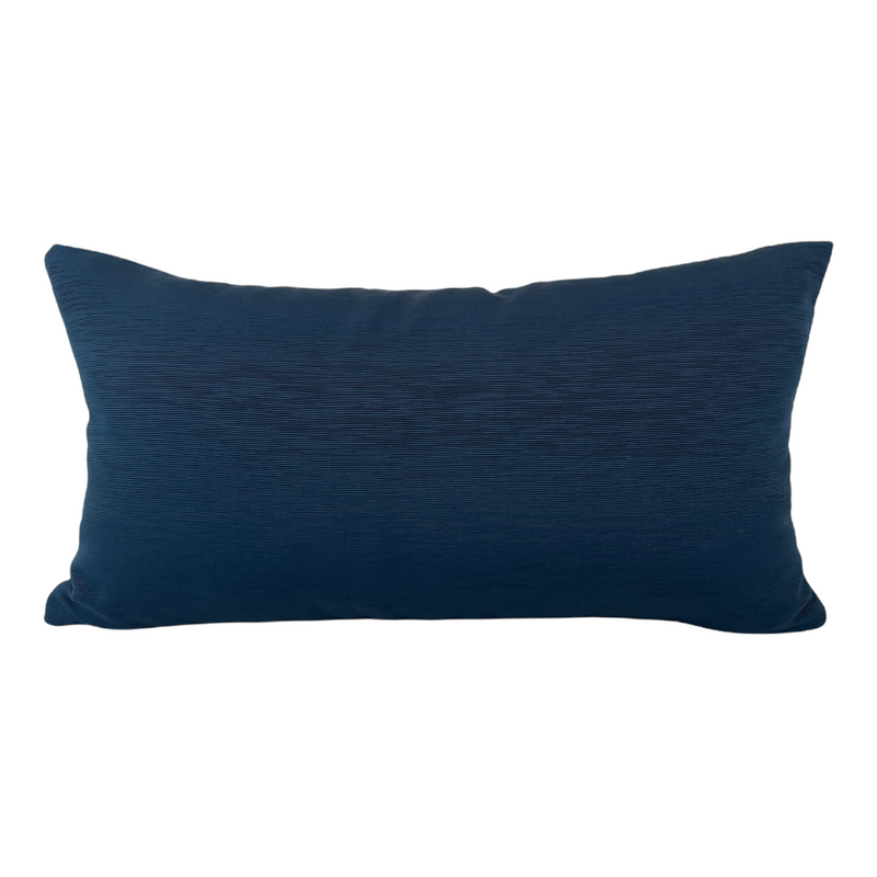 Bursa Navy Lumbar Pillow 12x22"