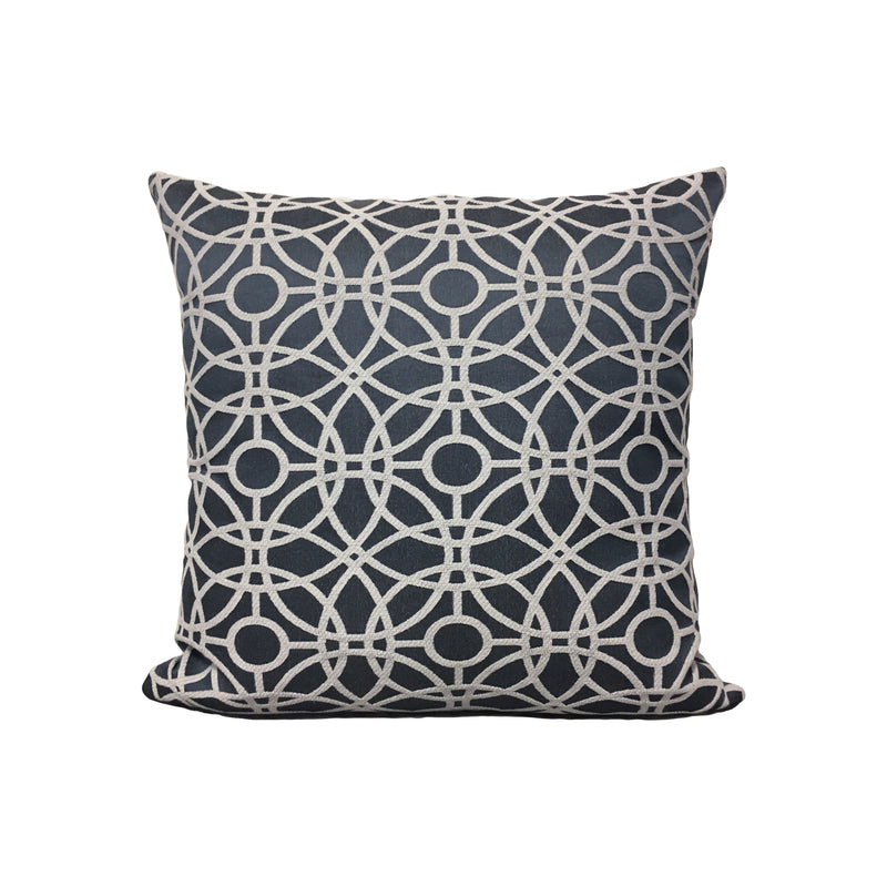 Cathedral Denim Throw Pillow 17x17"