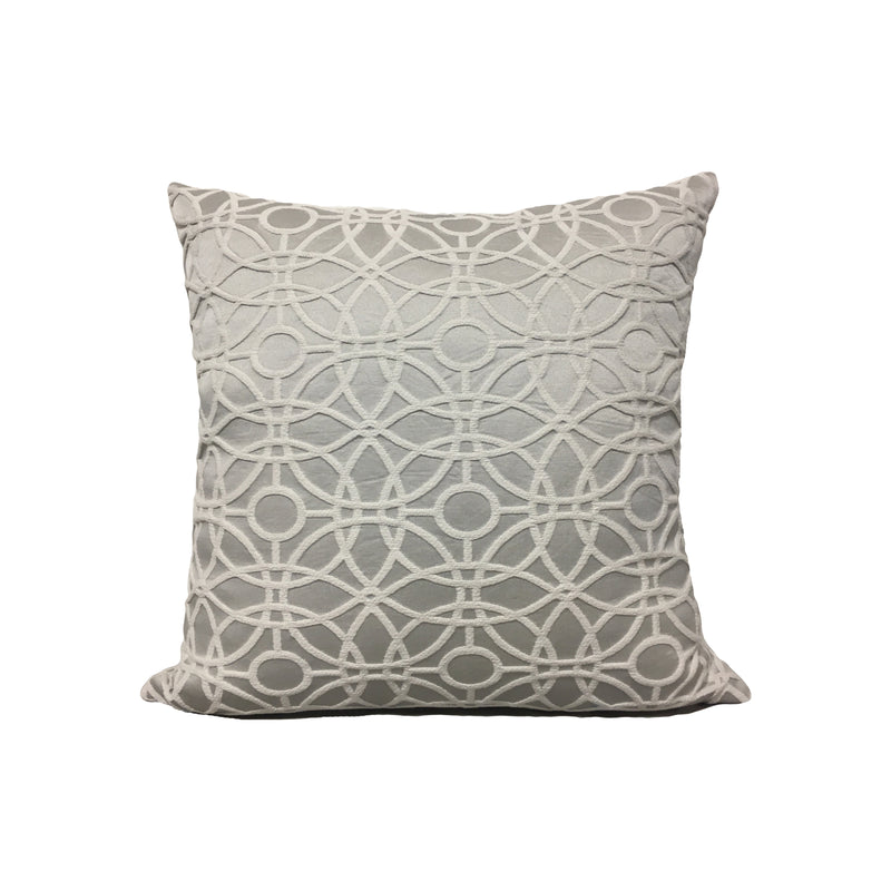 Cathedral Silver Throw Pillow 17x17"