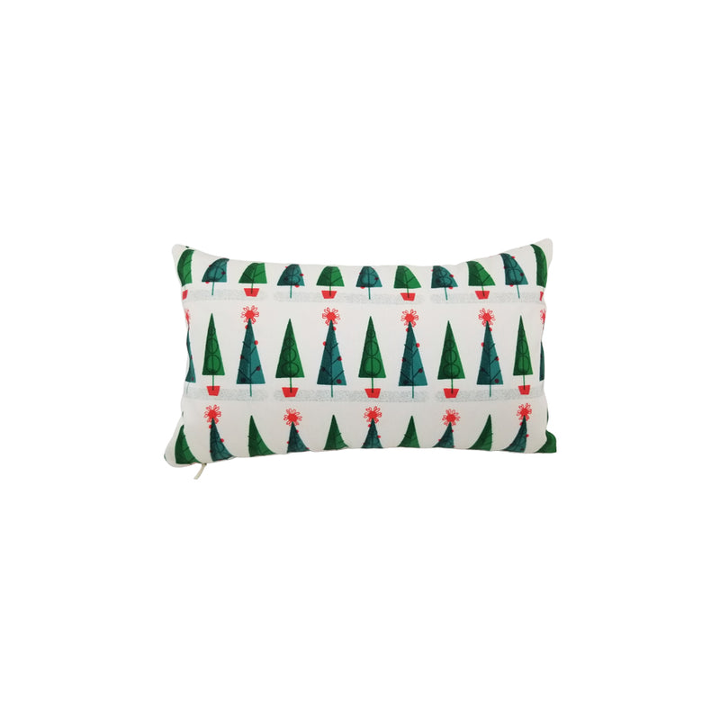 Christmas Tree Tradition Throw Pillow 8x13"