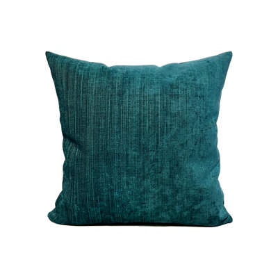 Cocoon Peacock Turquoise Throw Pillow 17x17”