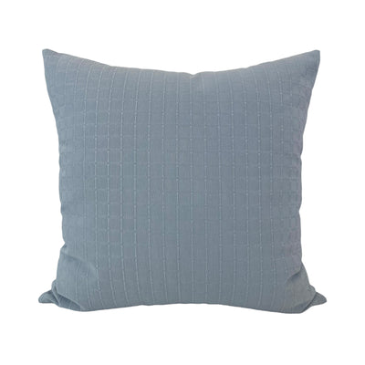 Contained French Blue Throw Pillow 20x20"