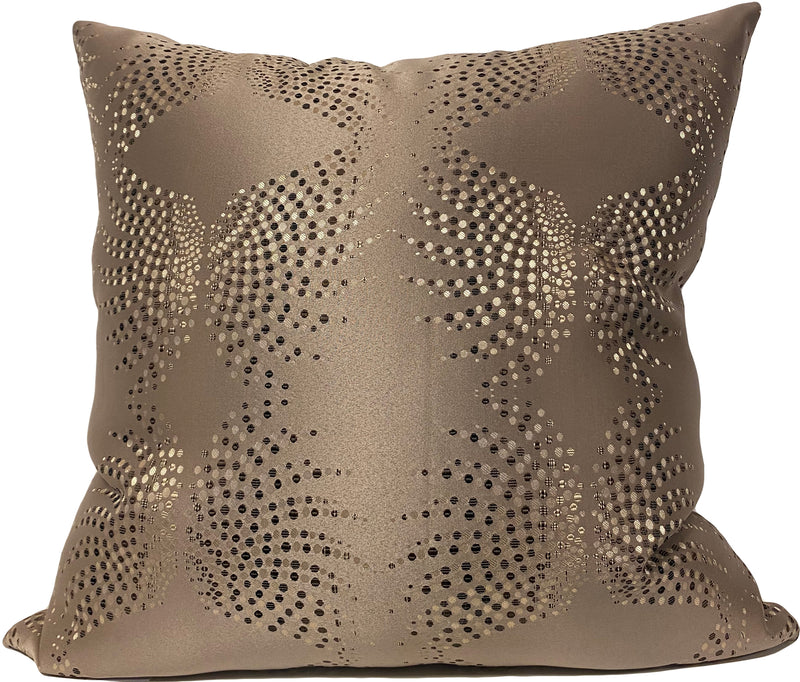 Dot Art Bronze Euro Pillow 25x25"