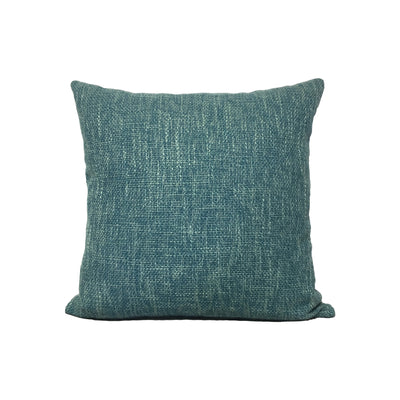 Duel Turquoise Throw Pillow 17x17"