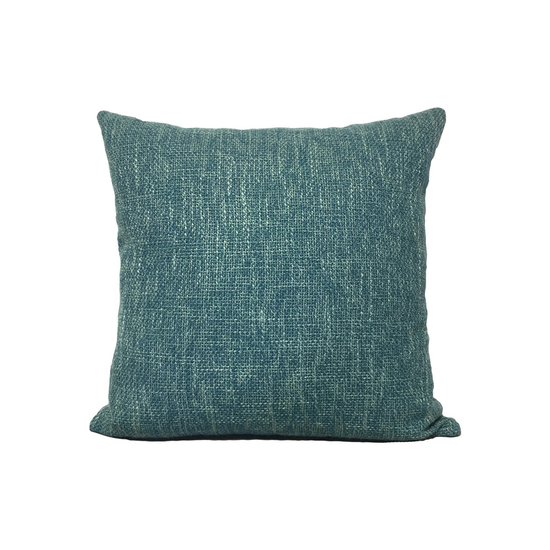 Duel Turquoise Throw Pillow 17x17"