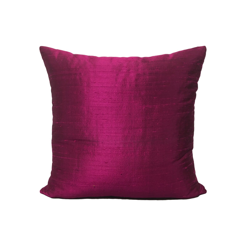 Dupioni Silk Penny Candy Throw Pillow 17x17"