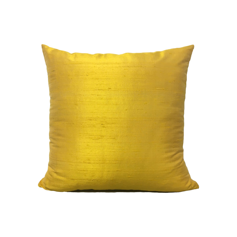 Dupioni Silk Sunbeam Throw Pillow 17x17"