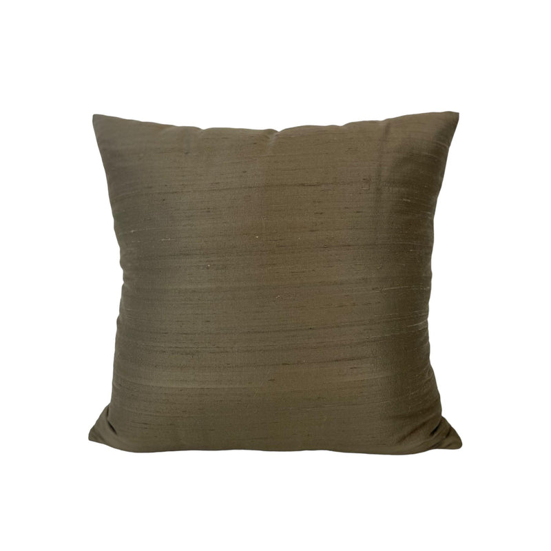 Dupioni Silk Moor Throw Pillow 17x17"