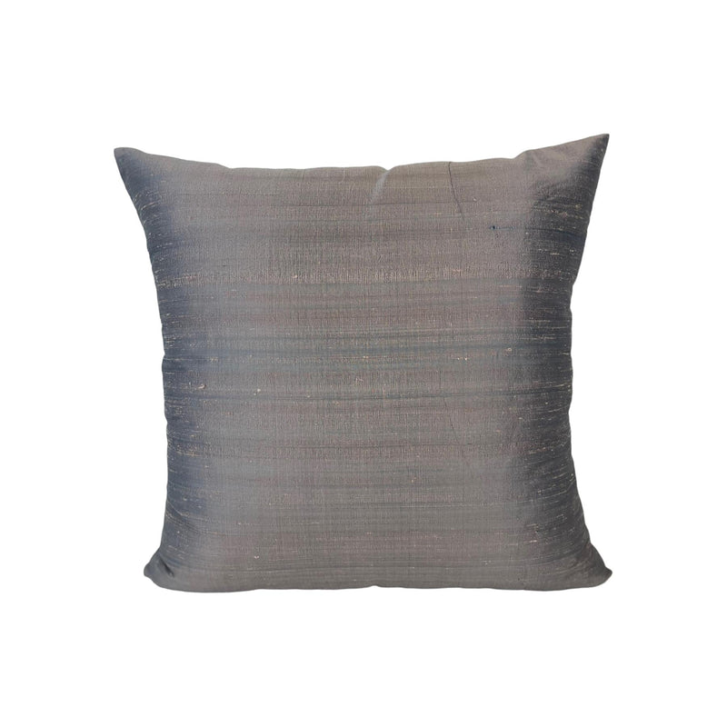 Dupioni Silk Waterstone Throw Pillow 17x17"