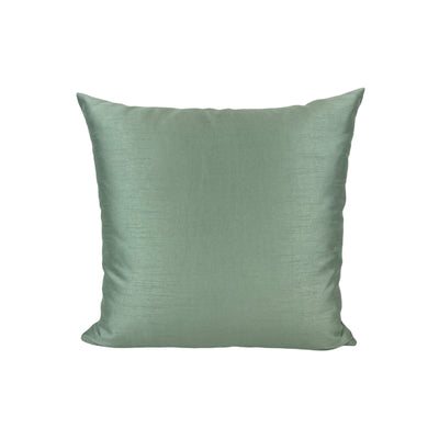 Seafoam Faux Silk Throw Pillow 17x17"