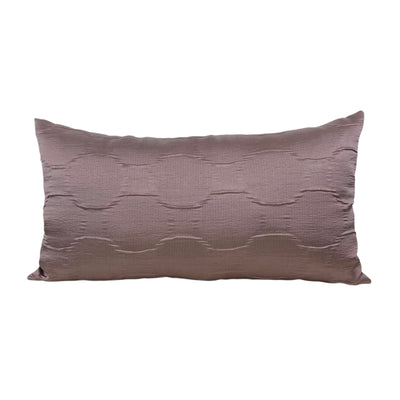 Grape Moss Crinkle Lumbar Pillow 12x22"