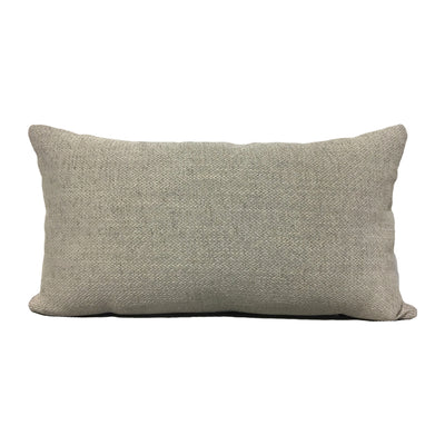 Harley Limestone Grey Lumbar Pillow 12x22"