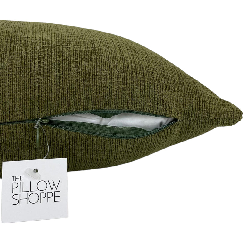 Heavenly Olive Lumbar Pillow 12x22"