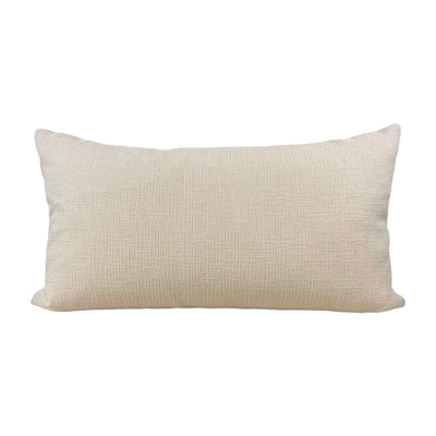 Heavenly Oyster Lumbar Pillow 12x22"