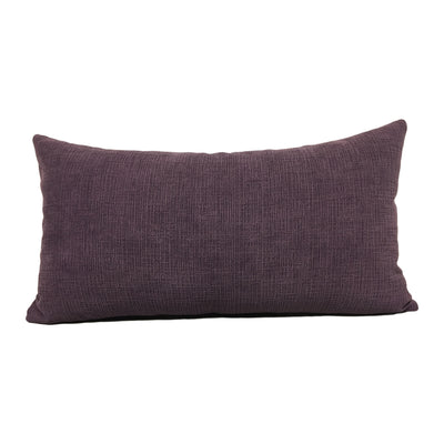 Heavenly Plum Lumbar Pillow 12x22”