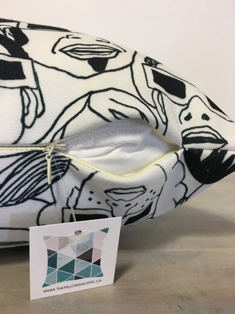 Eclipse Throw Pillow 17x17"