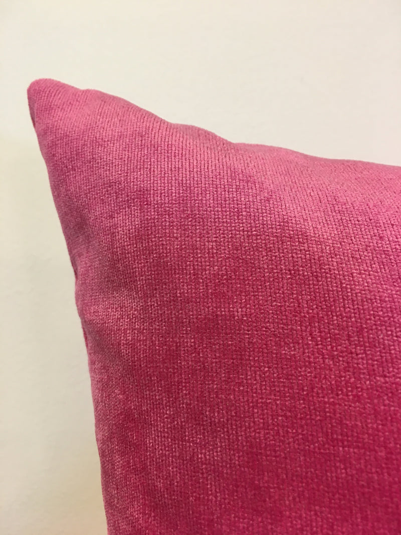 Royal Hot Pink Throw Pillow 17x17"