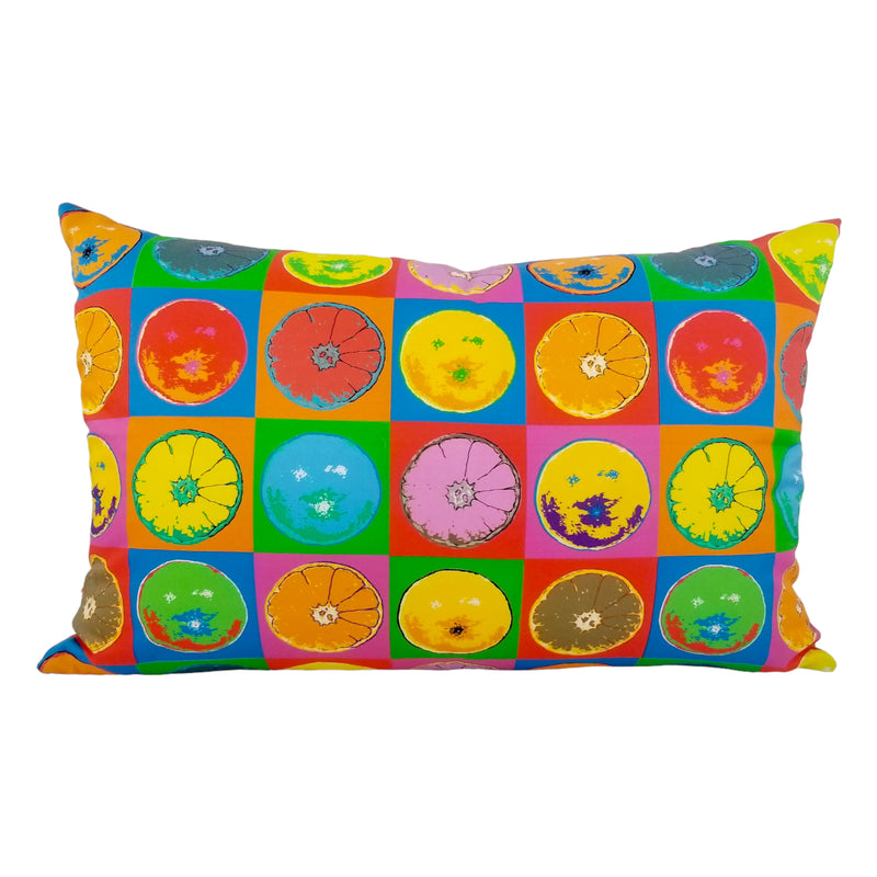 Pop Citrus Lumbar Pillow 17x27"