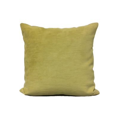 Intrigue Chartreuse Throw Pillow 17x17"