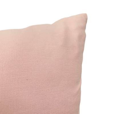 Kona Cotton Pink Throw Pillow 20x20"