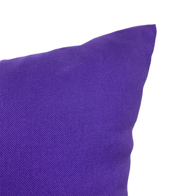 Kona Cotton Purple Lumbar Pillow 12x22 The Pillow Shoppe